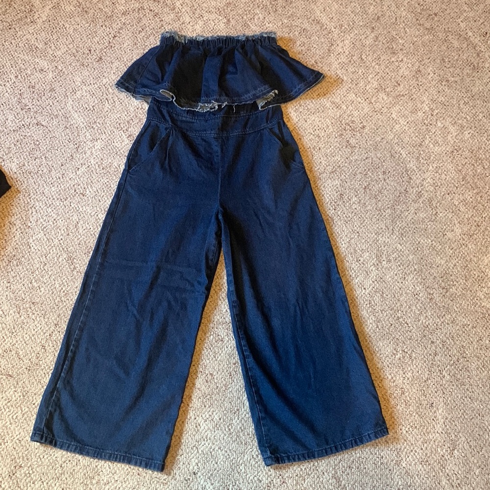 Nordstrom denim strapless jumper